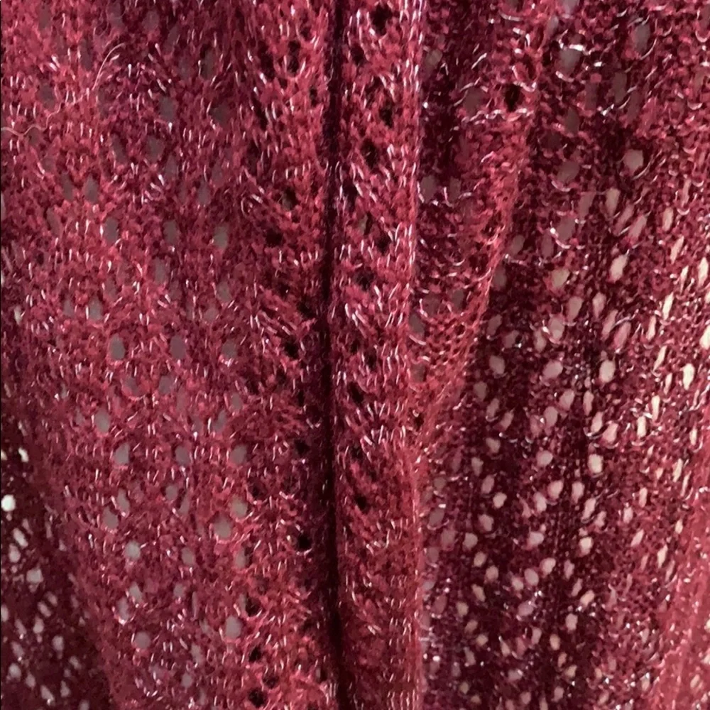Ellen Tracy Burgundy Beanie & Infinity Scarf